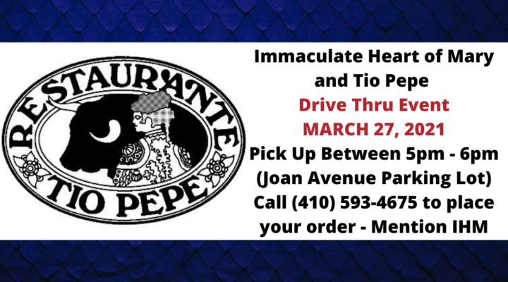 Tio Pepe Drive Thru Event - March 27, 2021